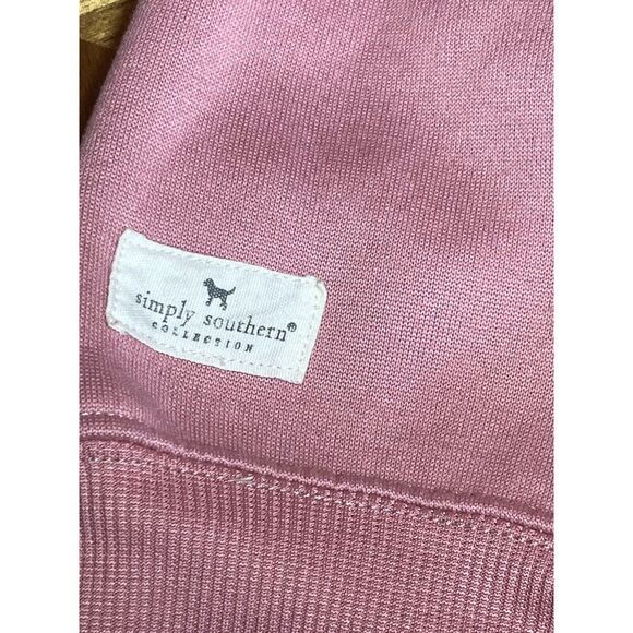 Simply Southern Mama Power Crew Neck Sweatshirt Medium Puff Letter Sequin - Picture 3 of 7